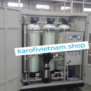 Hệ thống máy lọc nước công suất 2000l/h có tủ