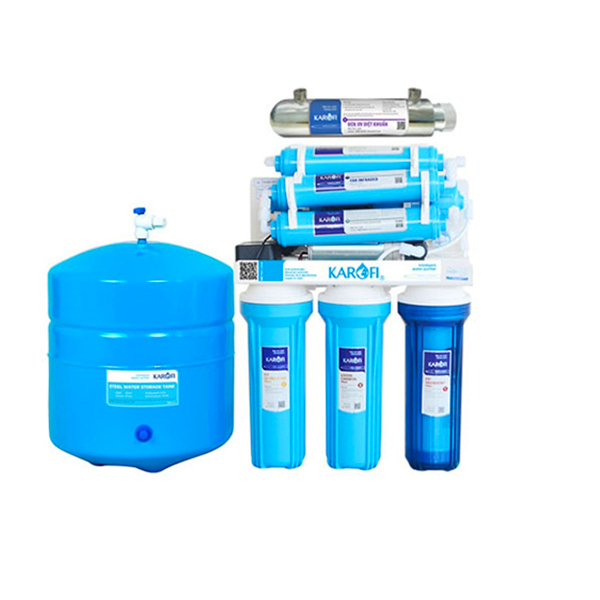 Máy Lọc Nước Tiêu Chuẩn Karofi Không Tủ 8 Cấp KT-KT80 có đèn UV
